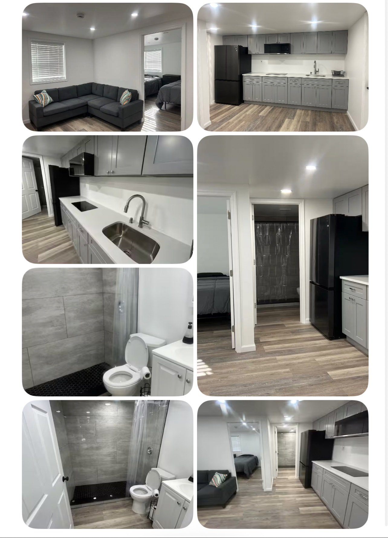 Furnished loft interiors at Lofts by the River, Fort Edward NY