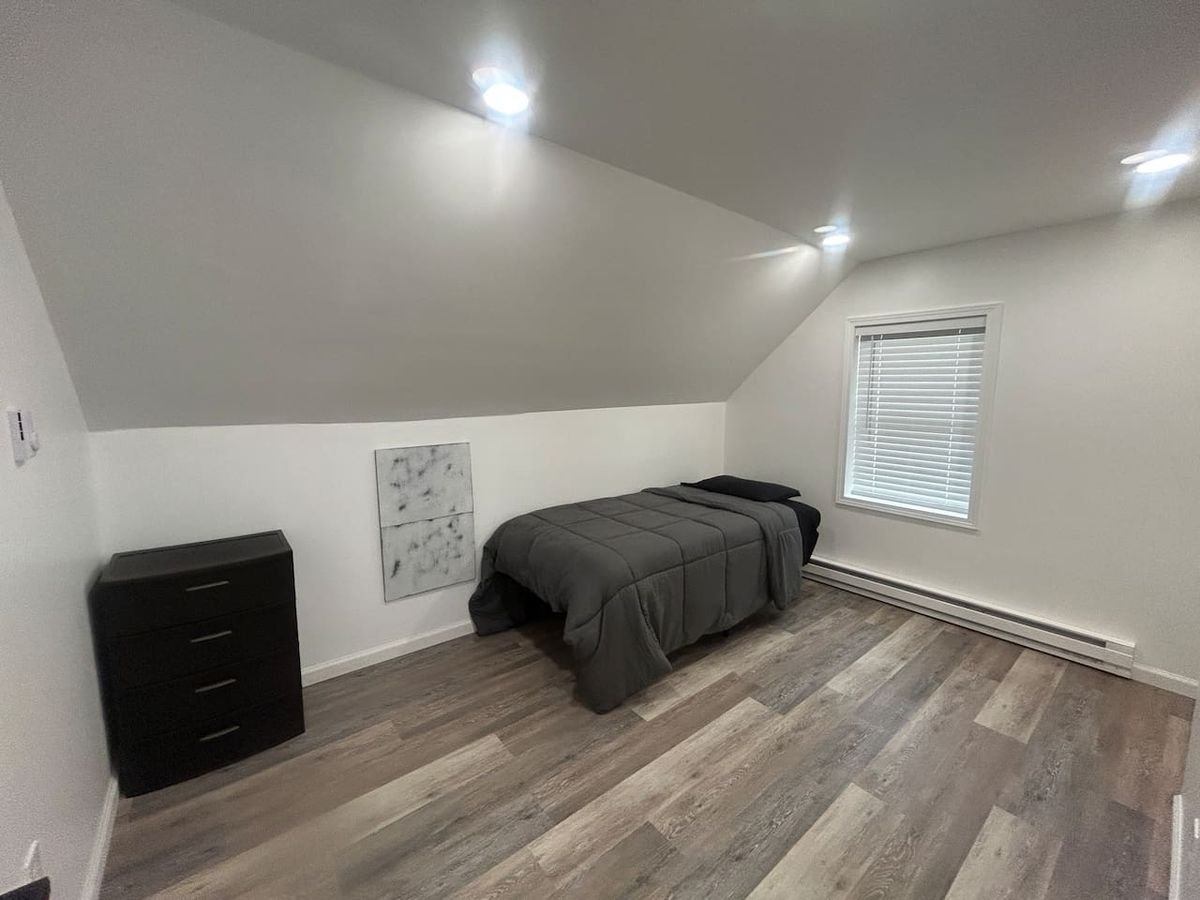 Bedroom in Unit A, Broadway Lofts, Fort Edward NY
