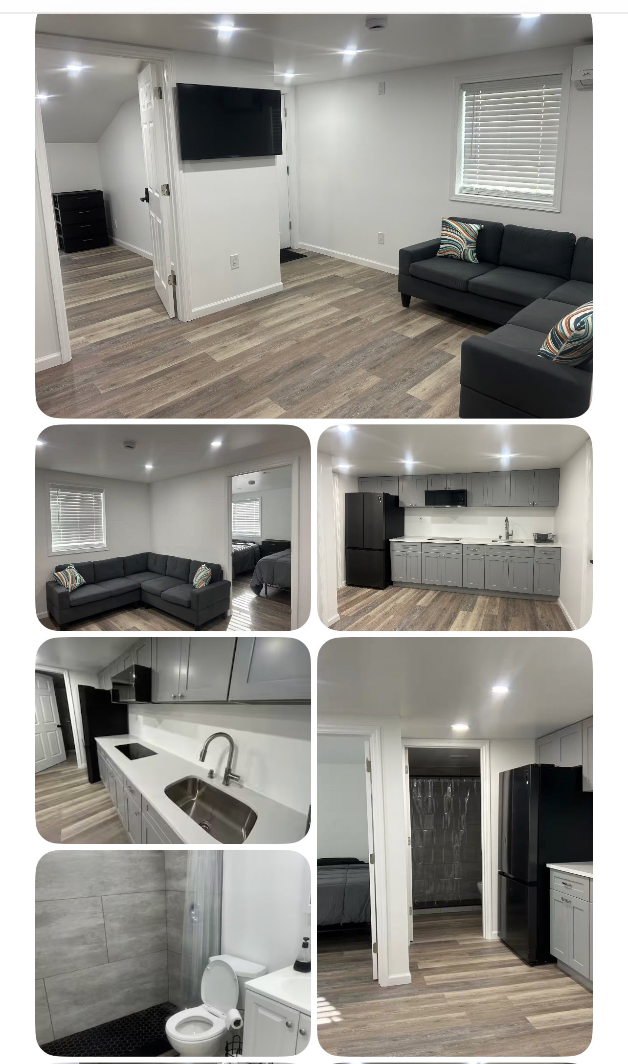 Furnished loft interiors at Broadway Lofts in Fort Edward, NY
